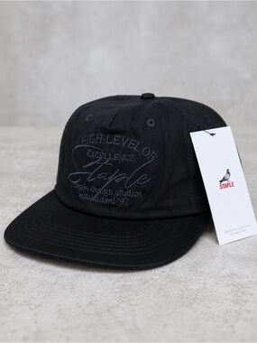Staple Pigeon Black Snapback Hat High Level of Excellence Embroidered NWT OS